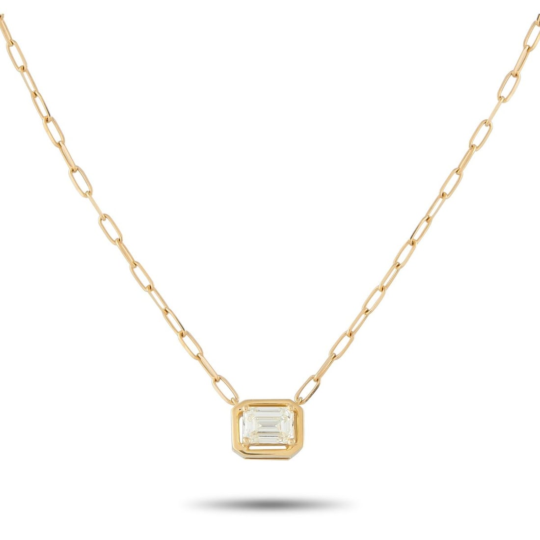 18K YELLOW GOLD 0.75CT DIAMOND NECKLACE (1 of 4)