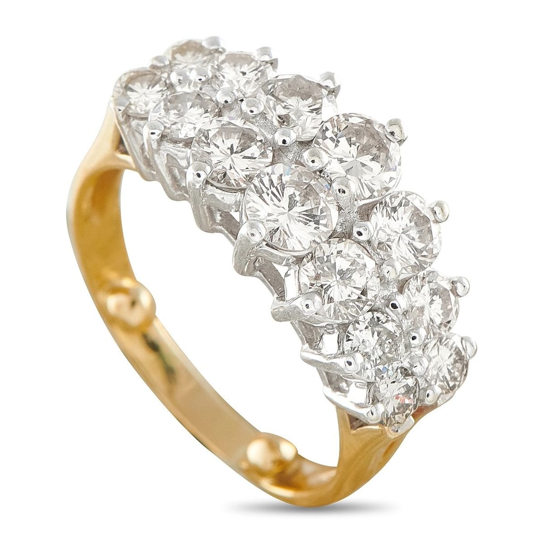 14K YELLOW GOLD 1.68CT DIAMOND RING (1 of 3)