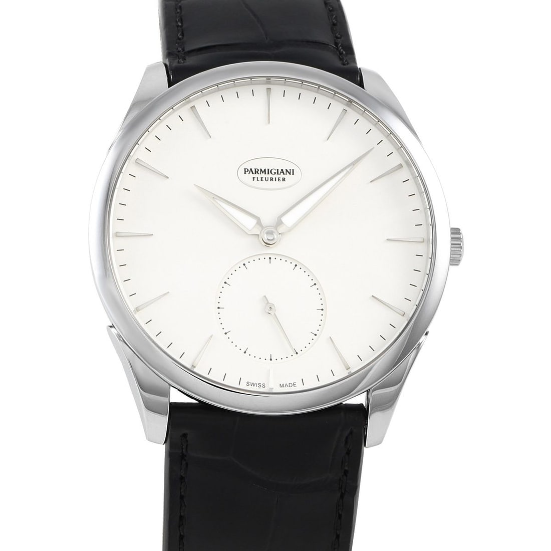 PARMIGIANI FLEURIER TONDA 1950 WATCH: Of sartorial elegance, the Parmigiani Fleurier Tonda 1950 does not have what is unnecessary. It boasts a refined aesthetic defined by purposeful simplicity. The case measures 40mm and is fitted onto a