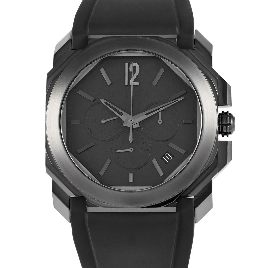 BVLGARI OCTO LORIGINALE CHRONOGRAPH ALL BLACK WATCH (1 of 4)