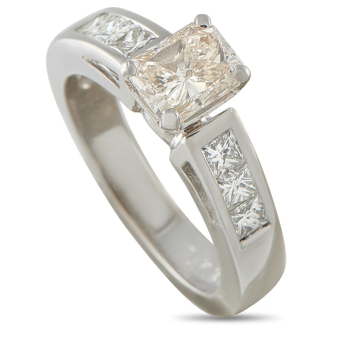 14K WHITE GOLD 1.72CT DIAMOND RING (1 of 4)