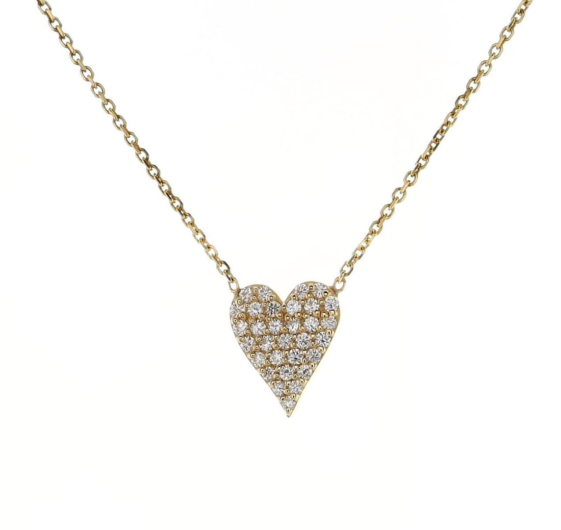 14kt Yellow Gold 0.31ctw Diamond Pendant: Jewelry Description Description: One 14k yellow gold pendant, set with lab grown diamonds. Jewelry Weight: 2.23 Grs Total Diamonds Weight: 0.31 Cts Precious Metal: 14kt Yellow Gold Certificate Number:
