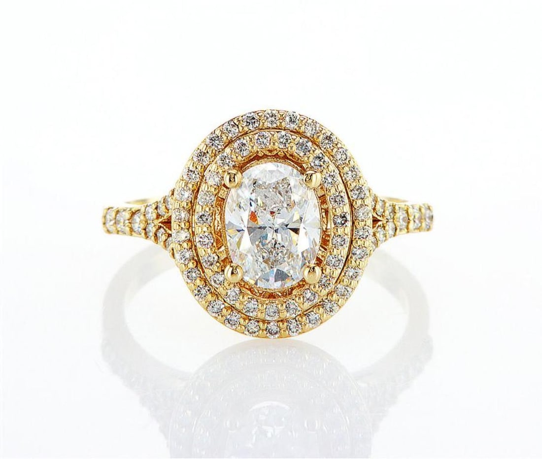 14kt Yellow Gold 1.57ctw Diamond Ring (1 of 2)