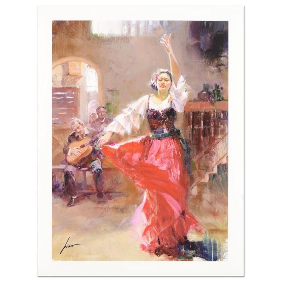 Pino (1939-2010) "The Main Attraction" Limited Edition Giclee. Numbered and Hand Signed; Certificate (1 of 2)