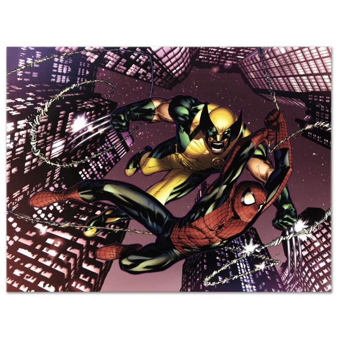 Marvel Comics "Astonishing Spider-Man & Wolverine #1" Numbered Limited Edition Giclee on Canvas by (1 of 1)