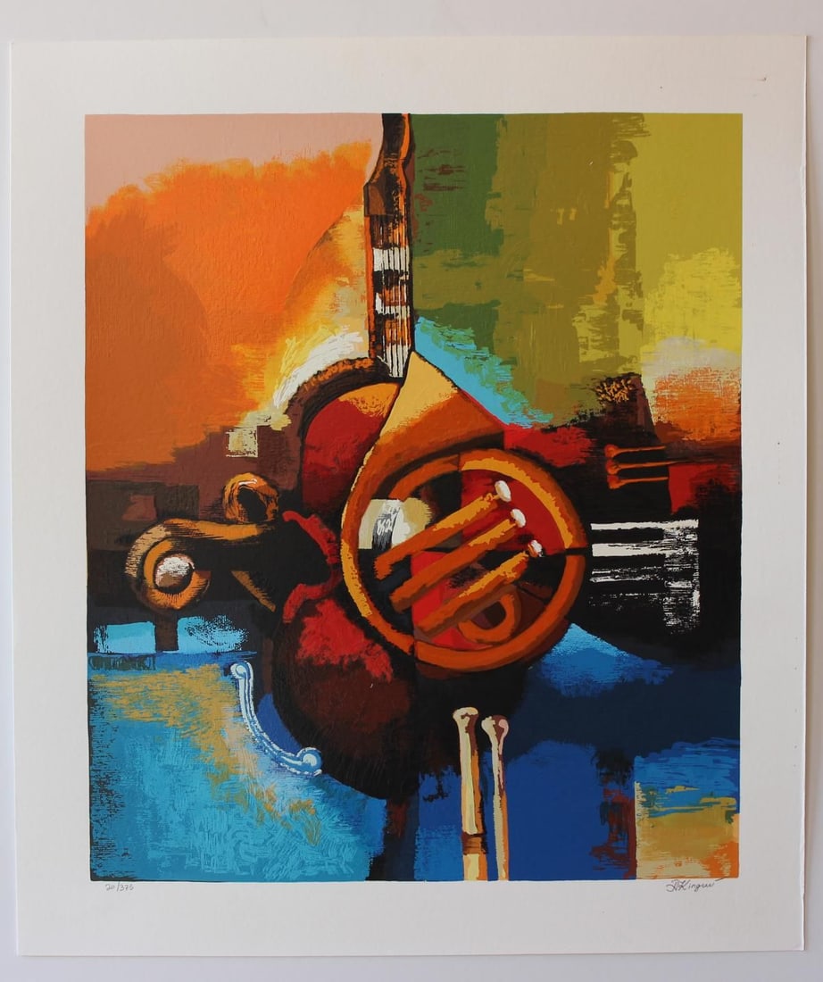 Igor Kovalev- Original Serigraph on Paper "Symphony II": Artist: Igor Kovalev. Medium: Original Serigraph on Paper. Title: Symphony II. Size: 19" x 17". Signature: Hand Signed by the Artist. Certificate of Authenticity: From the publisher. Reference#: 20897