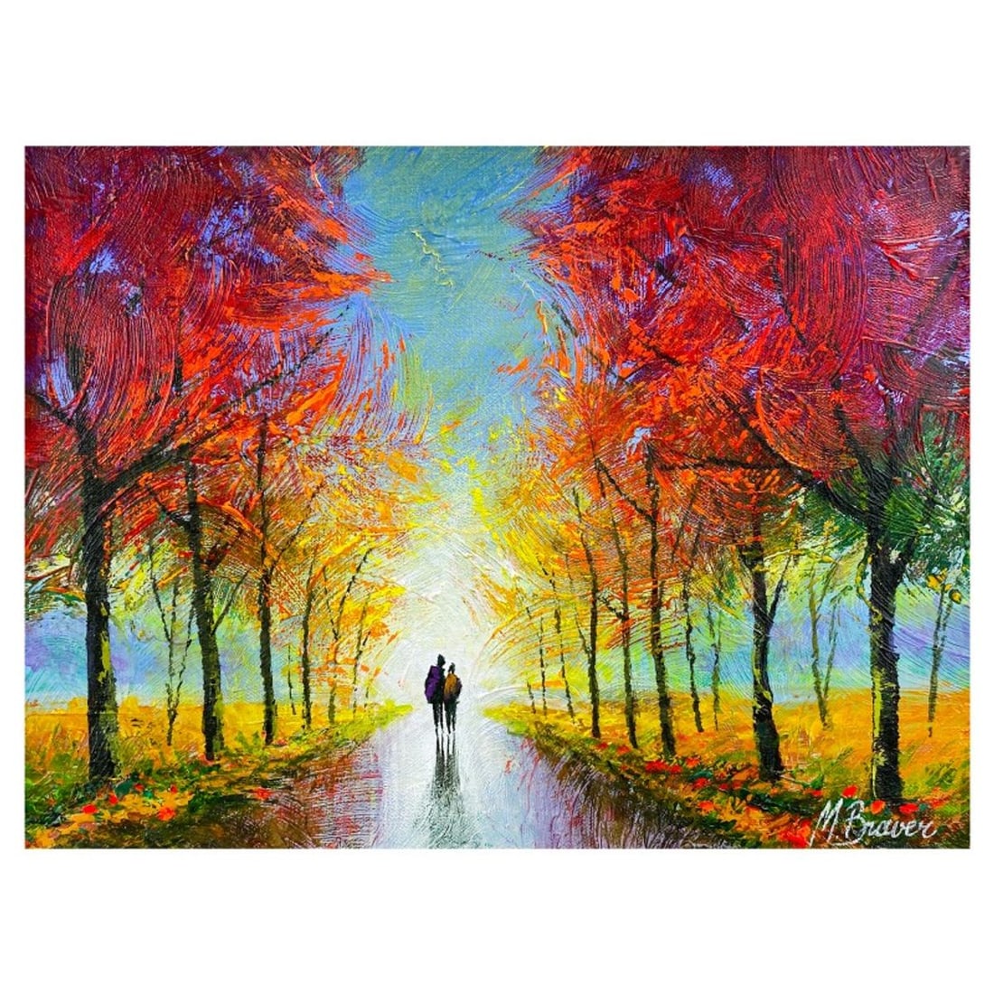 Mark Braver, Original Acrylic Painting on Canvas, Hand Signed with Letter of Authenticity. (1 of 2)