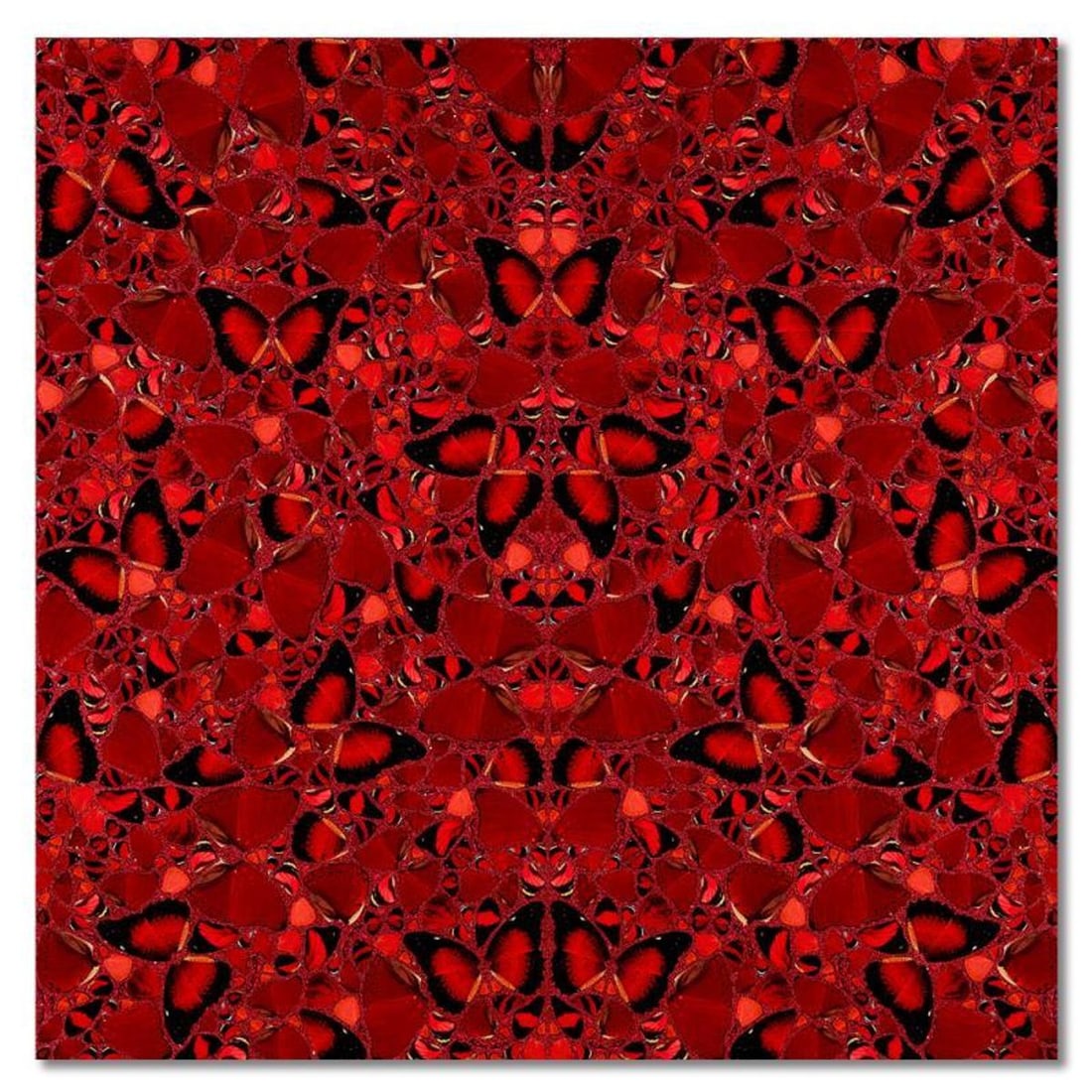 Damien Hirst- Mixed Media "The Empresses (H10-3 Theodora)": Artist: Damien Hirst. Medium: Mixed Media. Title: The Empresses (H10-3 Theodora). Size: 39" x 39".