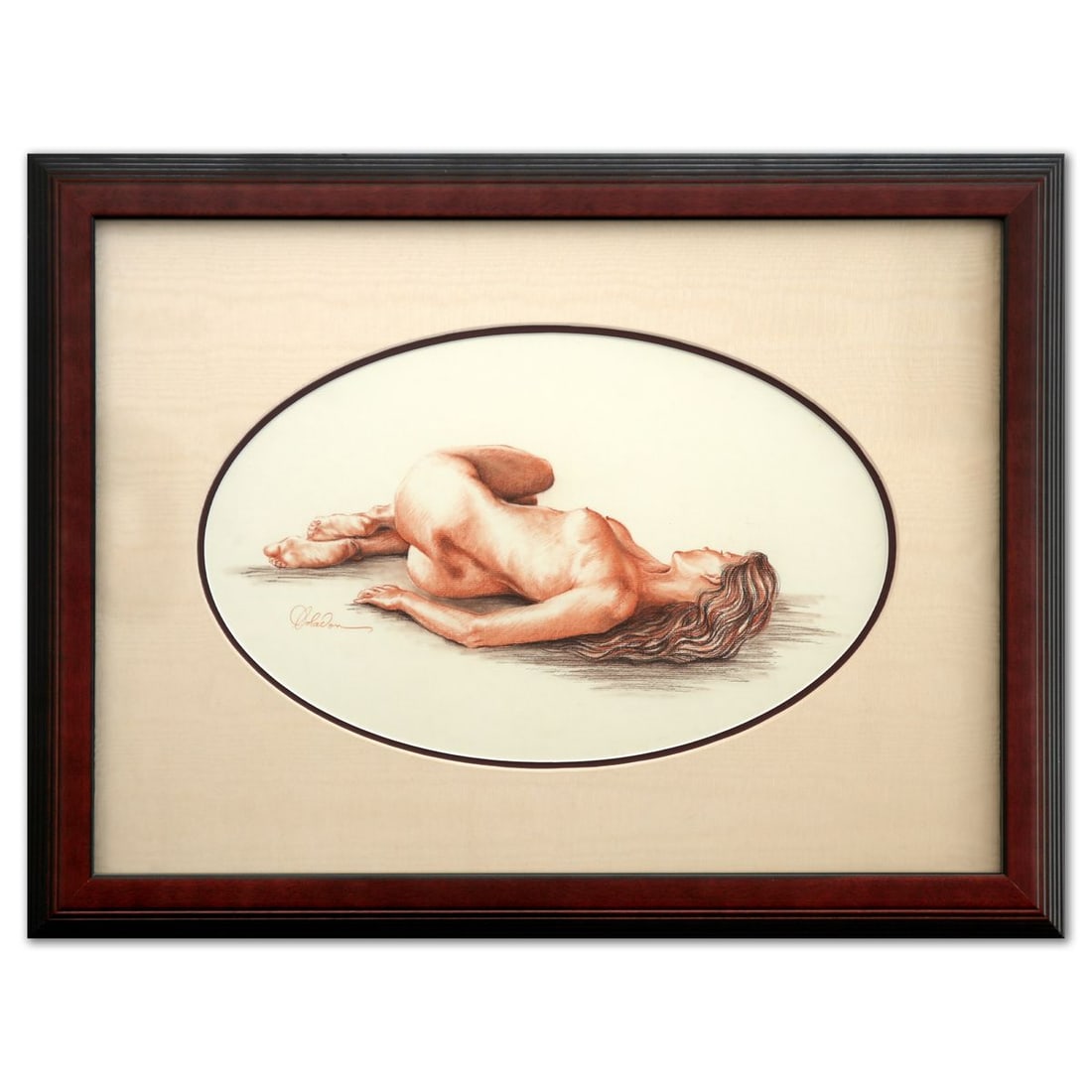 Jean Coladon- Colored pencil drawing on paper "Summer Heat" (1 of 3)