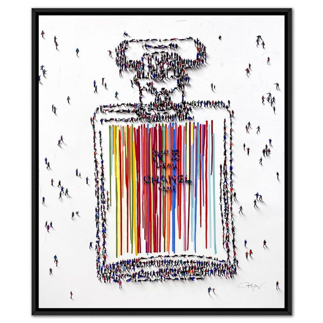 Craig Alan, "Populus: No. 5" Framed, Hand Signed Limited Edition Canvas with Letter of Authenticity. (1 of 1)