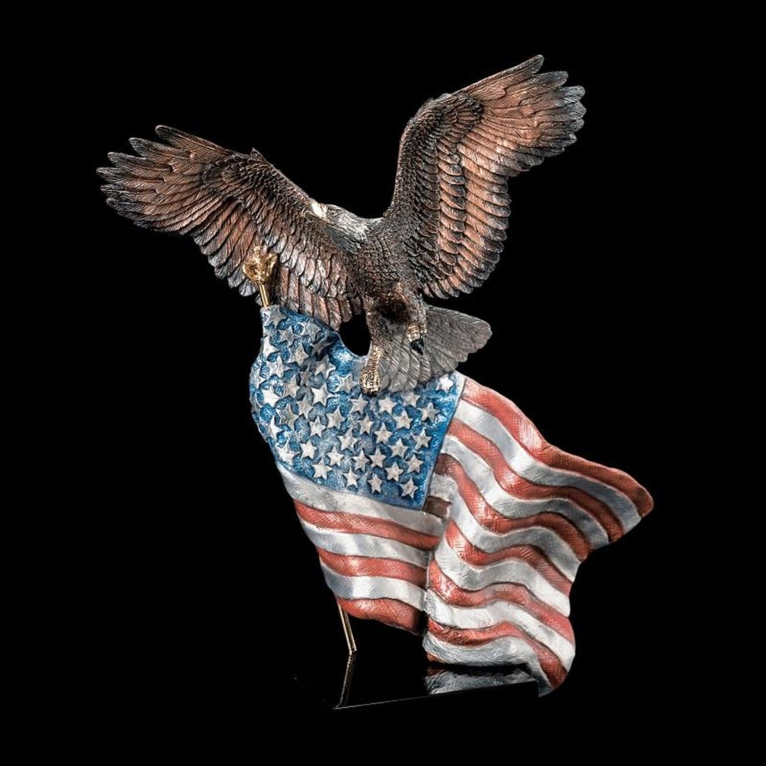 Kitty Cantrell, "Reaching Higher" Limited Edition Mixed Media Sculpture with COA.: Reaching Higher is a limited edition mixed media sculpture by Kitty Cantrell. Engraved with the artists signature and number, this piece comes with a certificate of authenticity. Measures approximatel