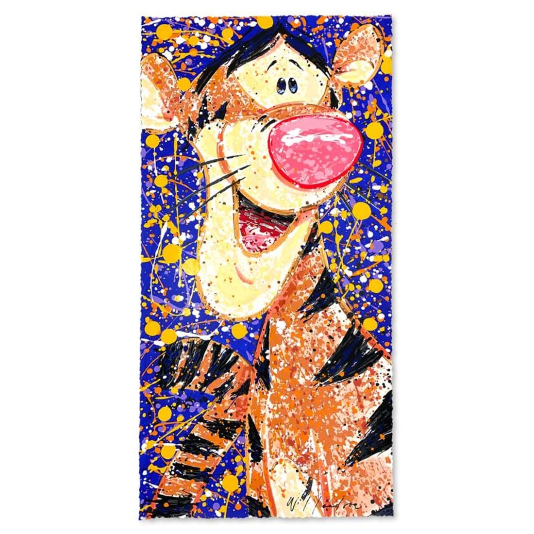 David Willardson, "Rock and Roar" Limited Edition Disney Serigraph, Numbered and Hand Signed with: Rock and Roar is a Disney Fine Art limited edition serigraph on deckle edge paper by David Willardson, numbered and hand signed by the artist. Includes Letter of Authenticity. Measures approx. 16" x 3