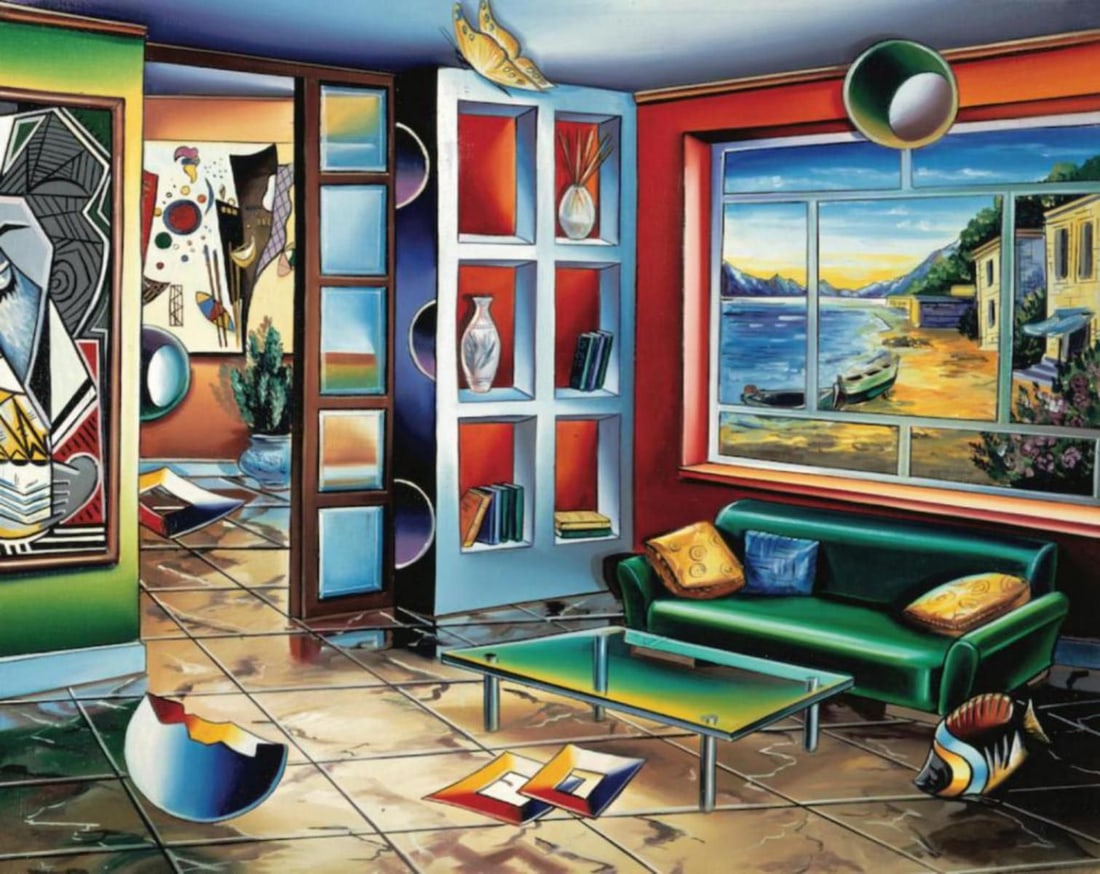 Alexander Astahov- Original Giclee on Canvas "Timeless": Artist: Alexander Astahov. Medium: Original Giclee on Canvas. Title: Timeless. Size: 24" x 30". Signature: Hand Signed by the Artist. Certificate of Authenticity: From the publisher. Reference#: 20929