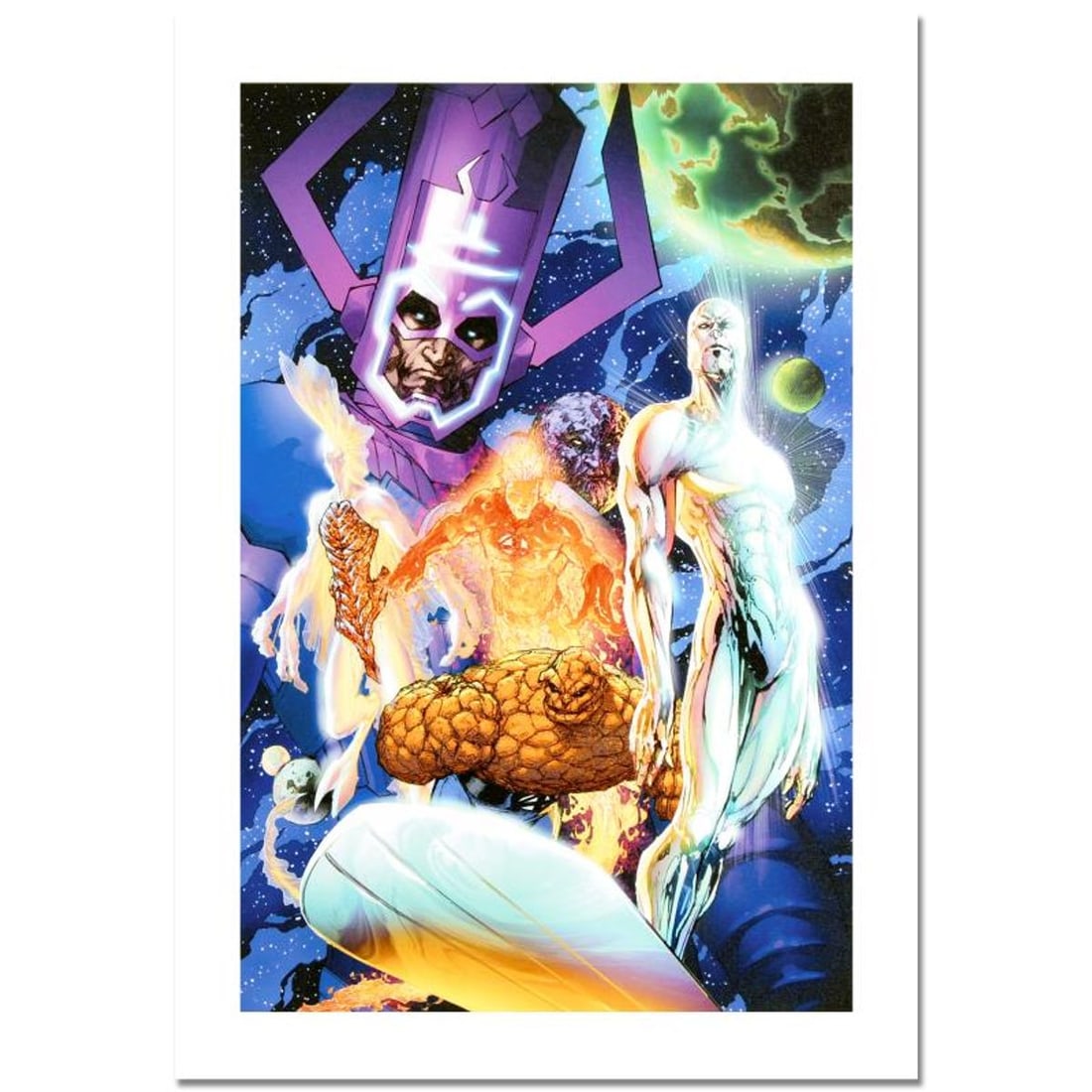 Marvel Comics, "Fantastic Four #545" Numbered Limited Edition Canvas by Michael Turner (1971-2008) (1 of 2)