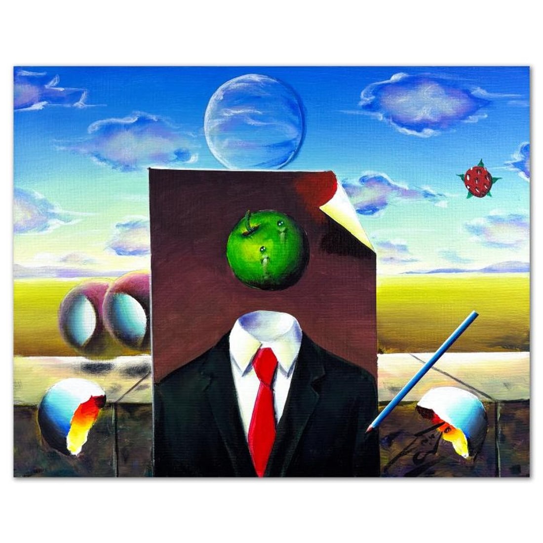 Ferjo, Original Acrylic Painting on Canvas, Hand Signed with Letter of Authenticity. (1 of 2)