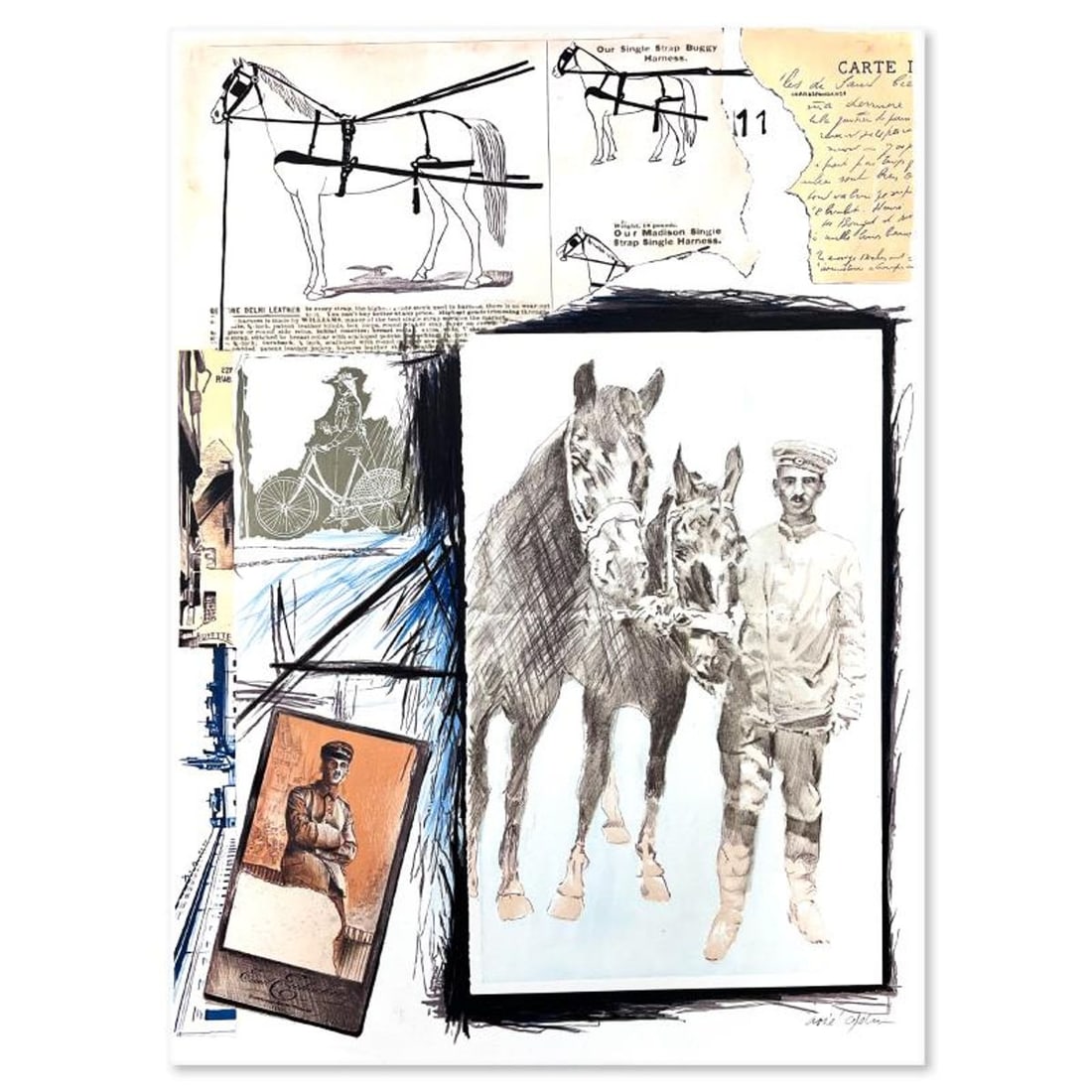 Arie Azene, Hand Signed, Numbered Limited Edition with Letter of Authenticity.: This is a limited edition on paper by Arie Azene. The piece comes hand signed by the artist, numbered, and with a letter of authenticity. Measures approximately 29.5" x 22". Reference#: 89791.