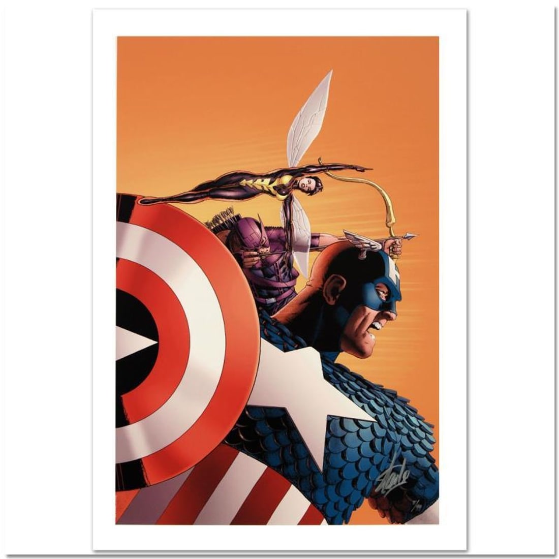 Stan Lee Signed, Marvel Comics "Avengers #77" Limited Edition Canvas, Numbered 2/99 with Certificate (1 of 1)