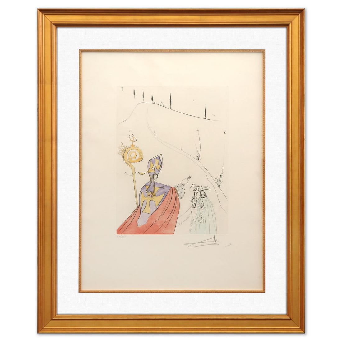 Salvador Dali- Original Lithograph "The Sacred Love of Gala" (1 of 2)