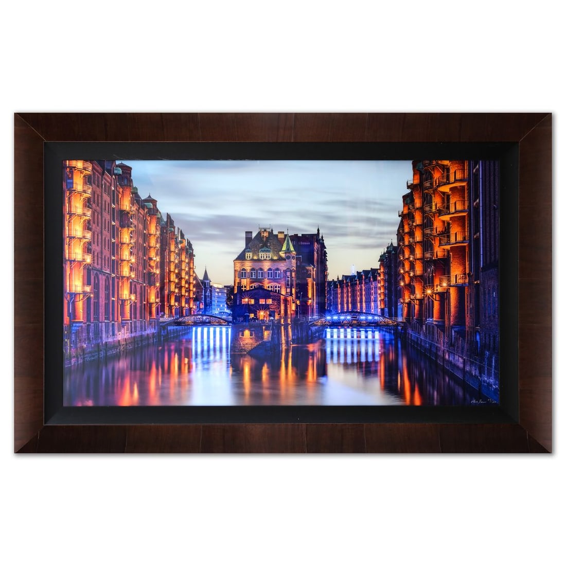 Mario Basner- Photograph "Tea House": Artist: Mario Basner. Medium: Photograph. Title: Tea House. Size: 33" x 59". Measures approx. 46" x 72" (framed). Signature: Hand Signed and Numbered. Certificate of Authenticity: Is included.