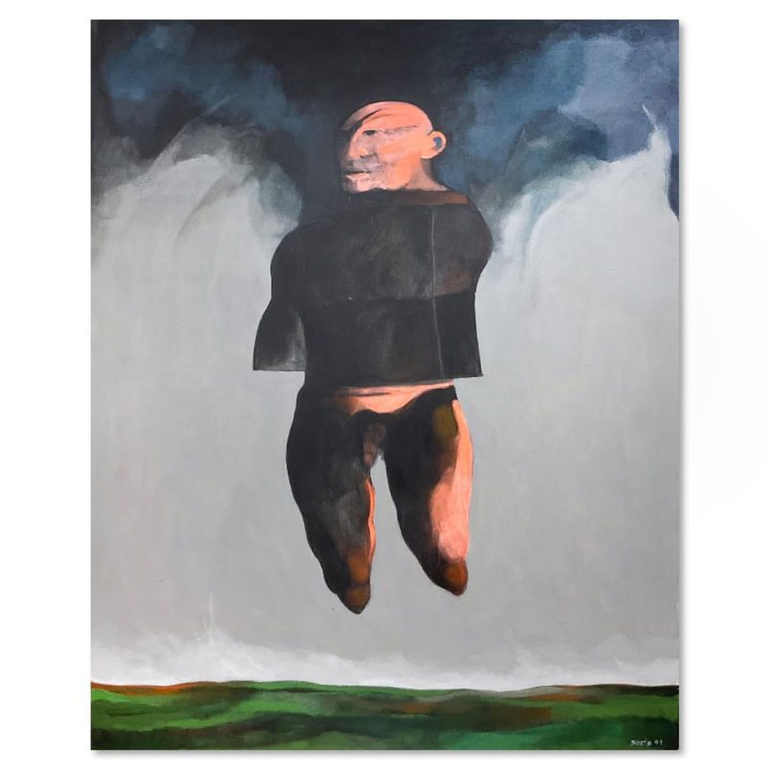Milton Berwin (1925-2023), Original Painting on Canvas (60" x 48"), Dated 1994 and Hand Signed with: This is an original painting on stretched canvas by Milton Berwin (1925-2023), dated 1994 and hand signed by the artist. Includes Letter of Authenticity. Measures approx. 60" x 48" (image). Due to the