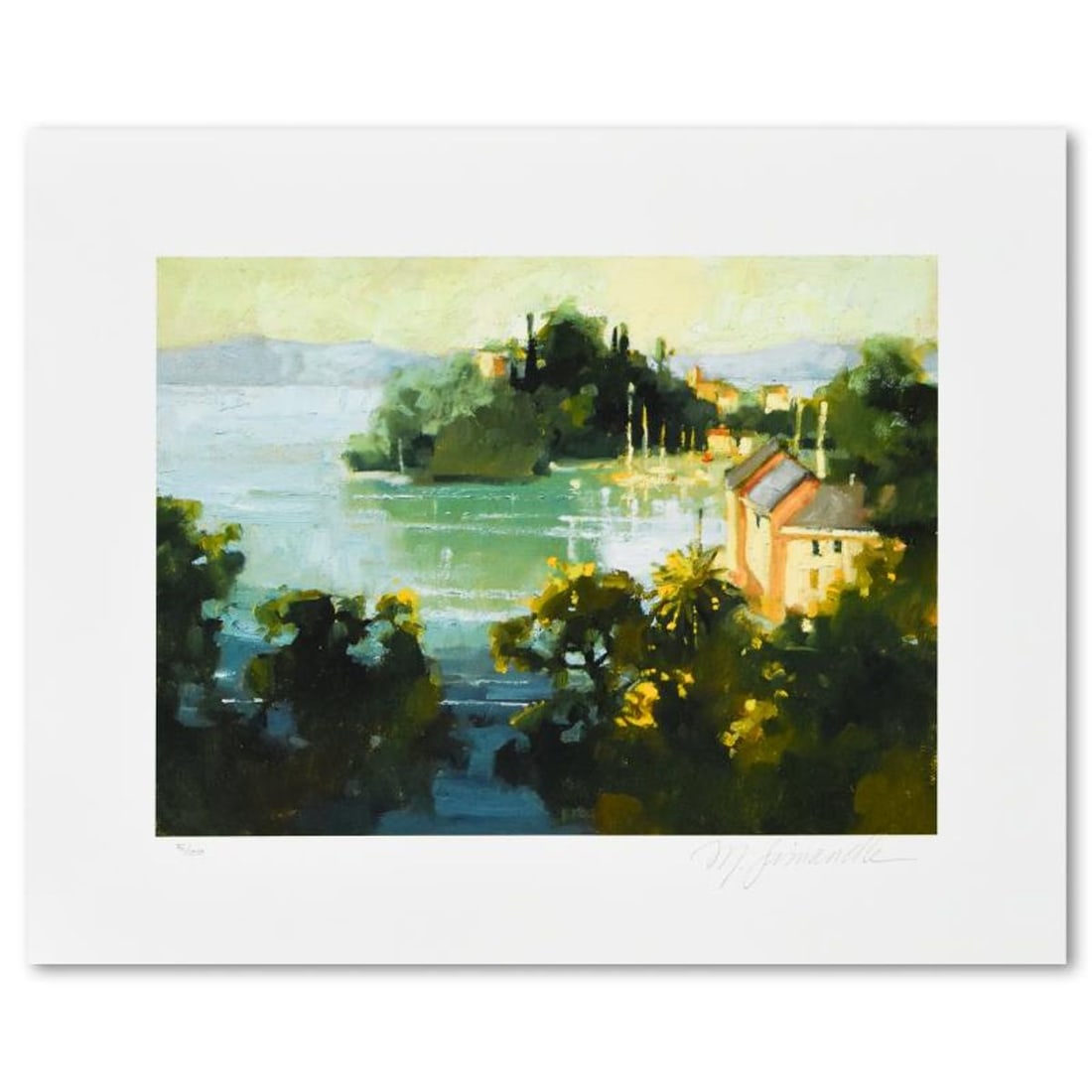 Marilyn Simandle, "Bellagio" Limited Edition, Numbered and Hand Signed with Letter of Authenticity. (1 of 2)