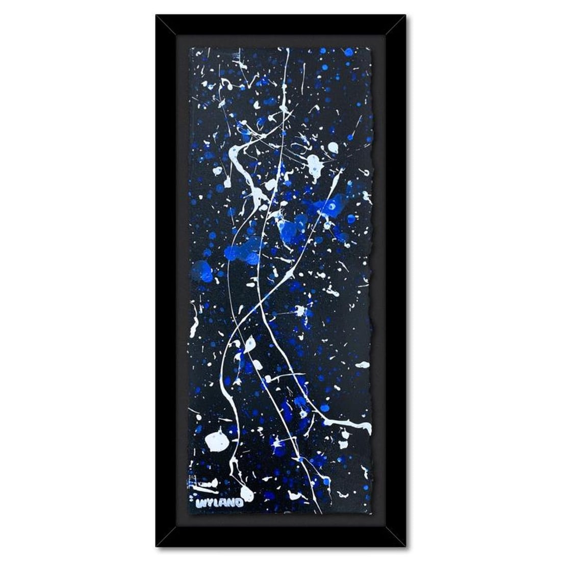 Wyland, Framed Original Painting (36" x 18"), Hand Signed with Letter of Authenticity.: This is an original painting on deckle edge paper by Wyland, hand signed by the artist. This piece comes custom framed. Includes Letter of Authenticity. Measures approx. 36" x 18" (frame), 30" x 12" (