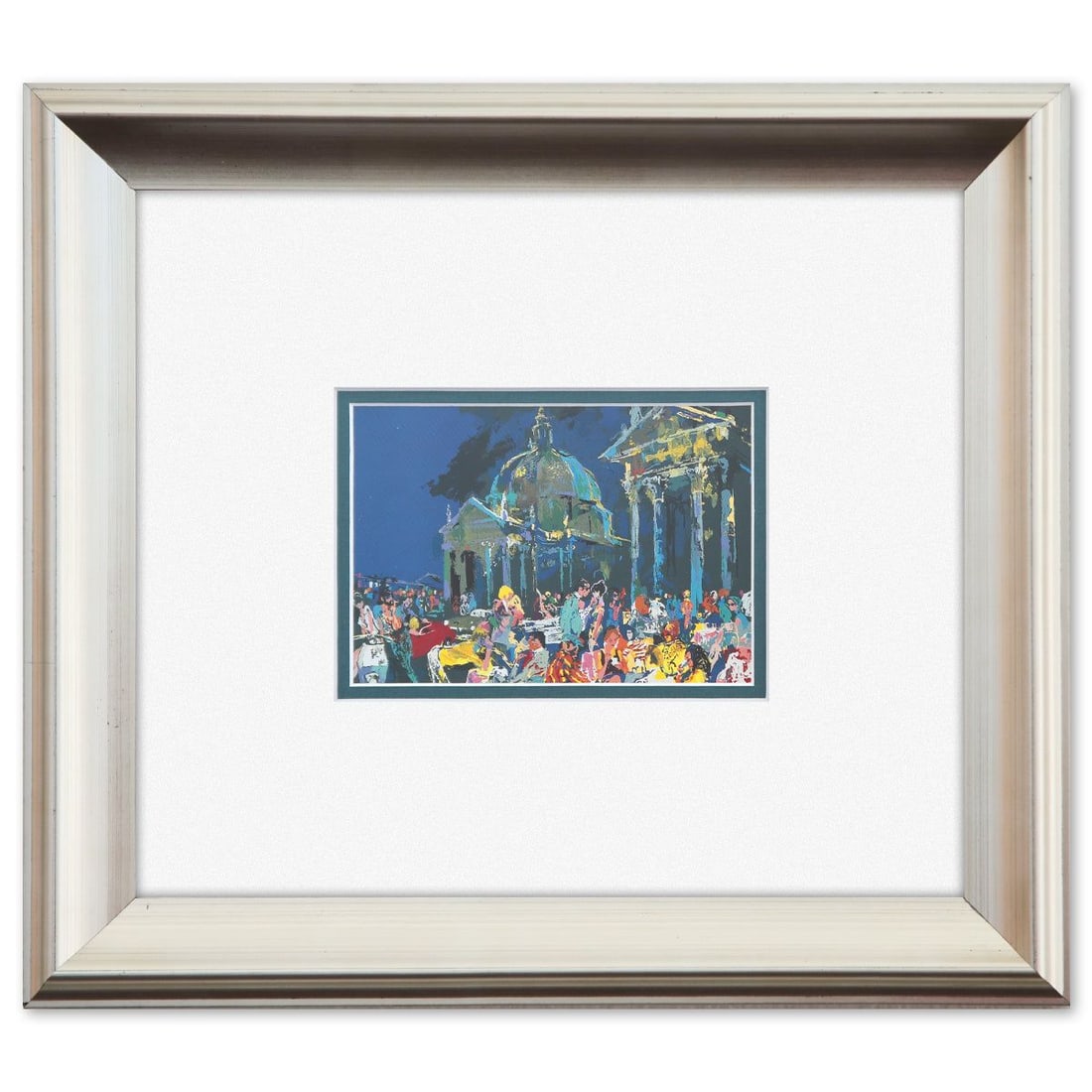 Leroy Neiman- Offset Lithograph: Artist: Leroy Neiman. Medium: Offset Lithograph. Size: 5" x 7". Measures approx. 15" x 17.5" (framed). Signature: Signed in plate. Reference#: 84834.