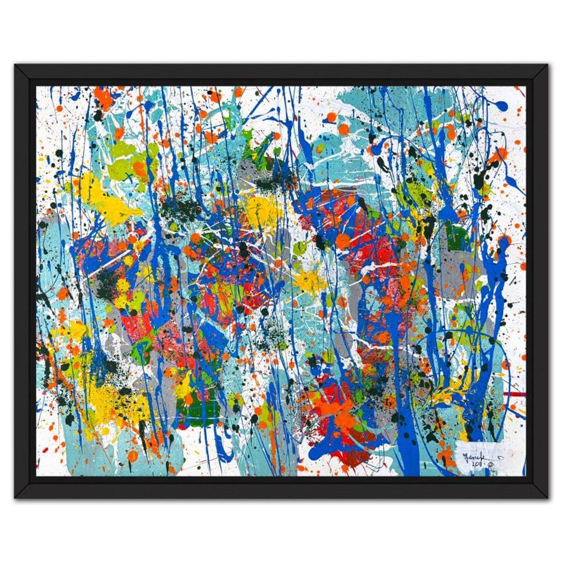 Jenik Cook, Framed Hand Signed Original Painting with Letter of Authenticity. (1 of 2)