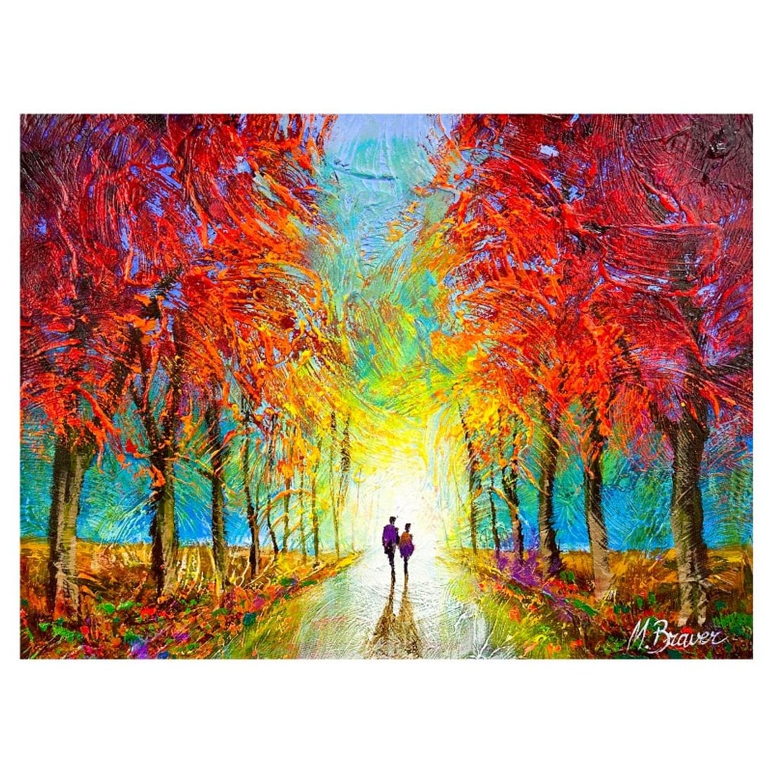Mark Braver, Original Acrylic Painting on Canvas, Hand Signed with Letter of Authenticity. (1 of 2)