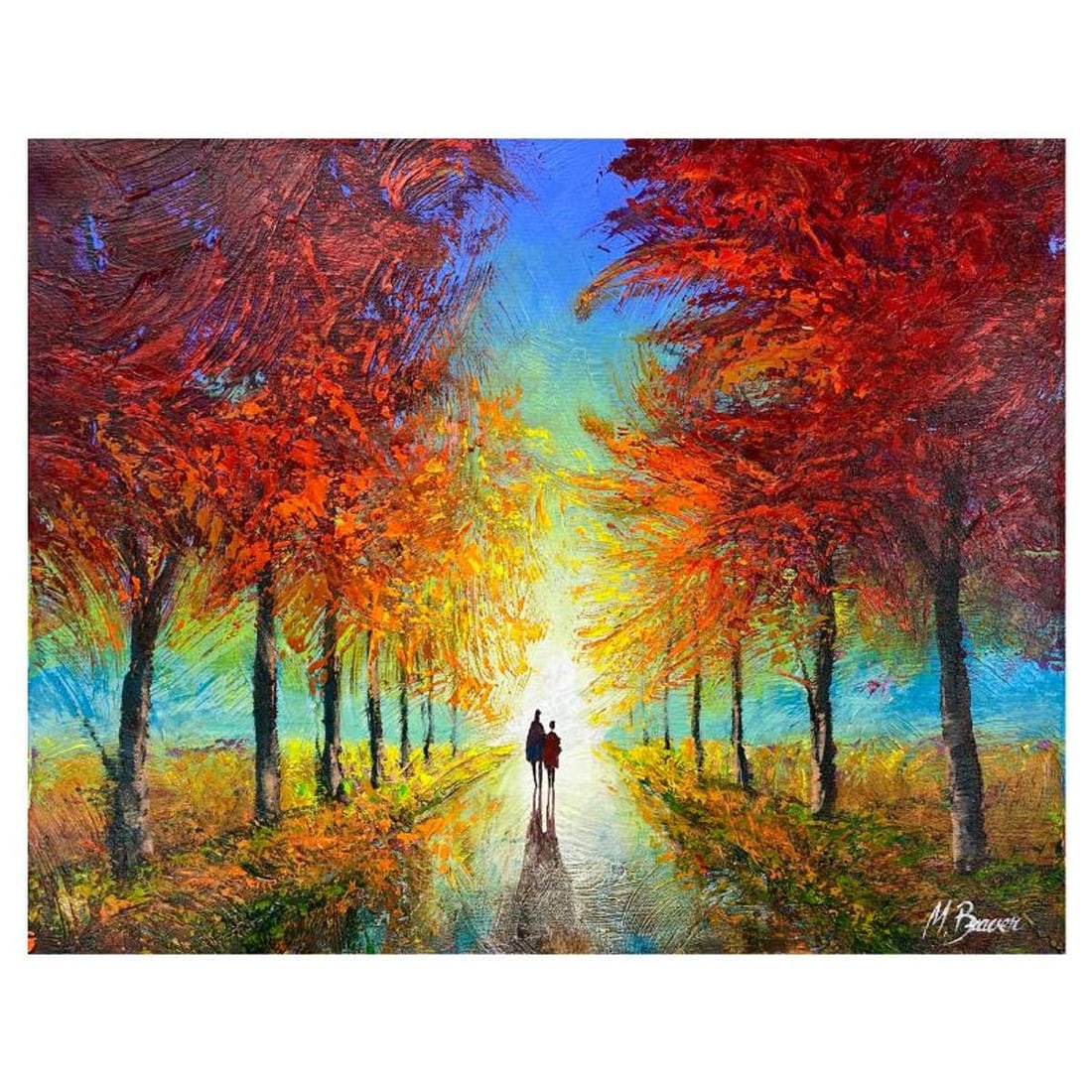 Mark Braver, Original Oil Painting on Canvas, Hand Signed with Letter of Authenticity. (1 of 2)