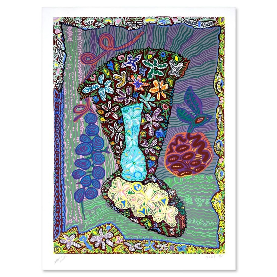 Mania Litvak, Hand Signed, Numbered Limited Edition with Letter of Authenticity.: This is a limited edition on paper by Mania Litvak. The piece comes hand signed by the artist, numbered, and with a letter of authenticity. Measures approximately 26.5" x 19.5". Reference#: 91466.
