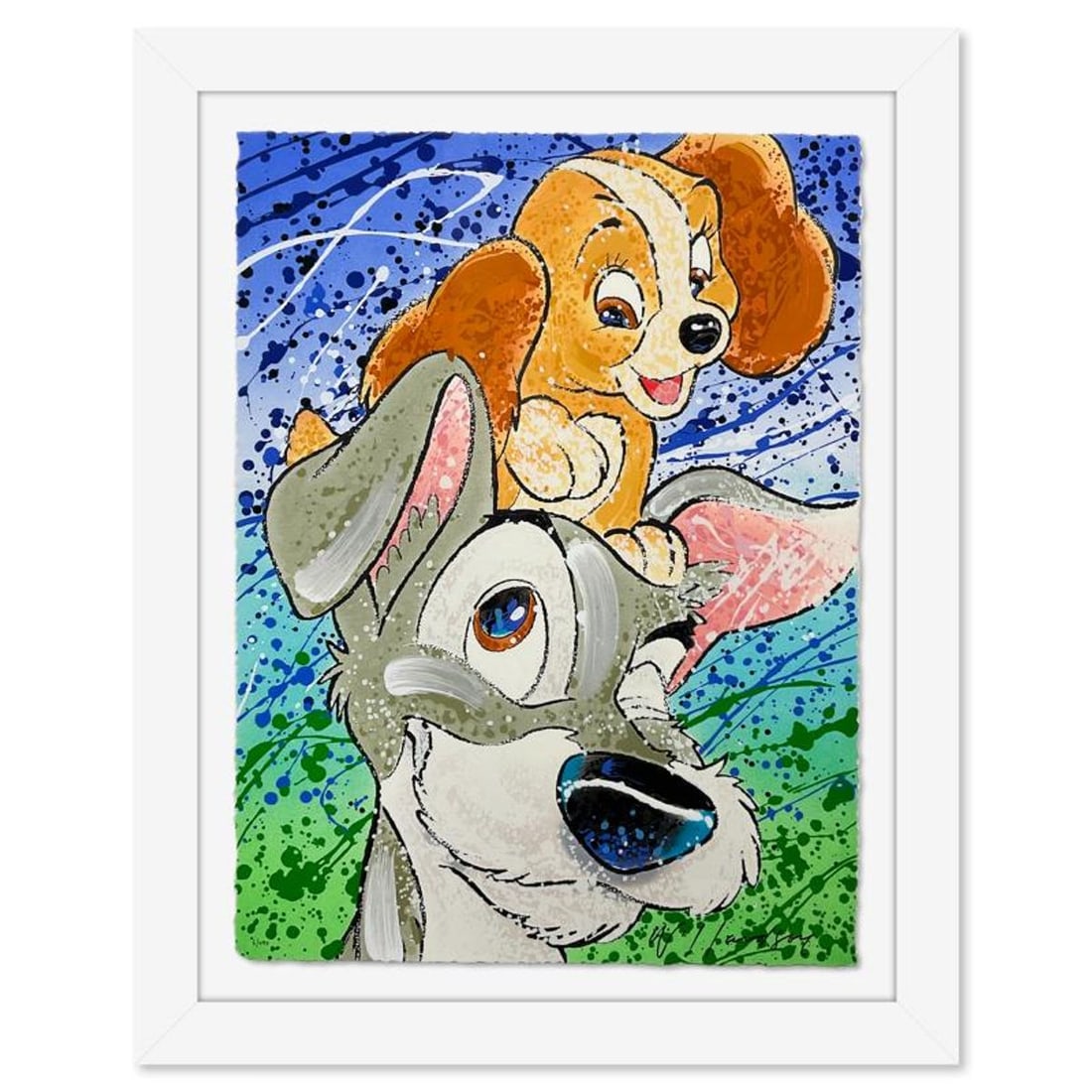 David Willardson, "Hair of the Dog" Framed Limited Edition Disney Serigraph, Numbered 5/495 and Hand (1 of 2)