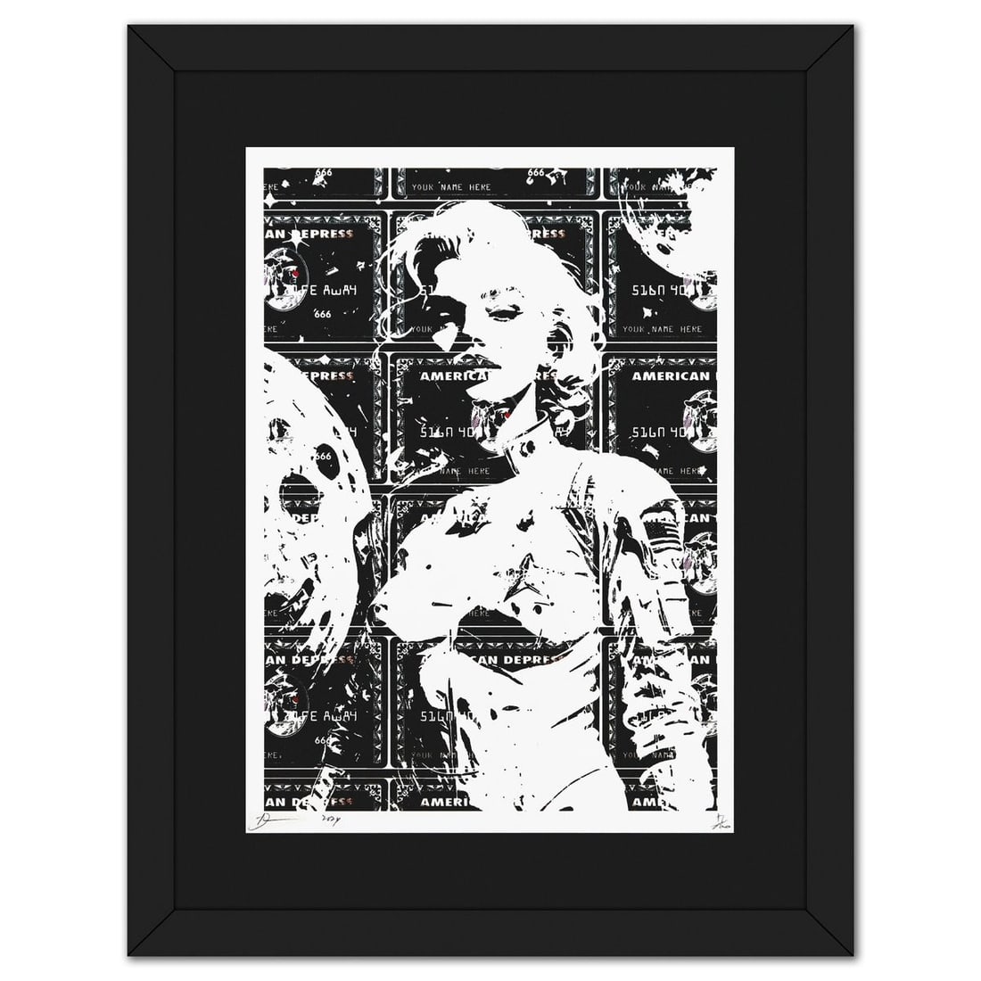 Death NYC- Fine art Print: Artist: Death NYC. Medium: Fine art Print. Size: 18" x 12". Measures approx. 24" x 19" (framed). Signature: Hand signed and numbered. Certificate of Authenticity: Is included. Reference#: 49226.