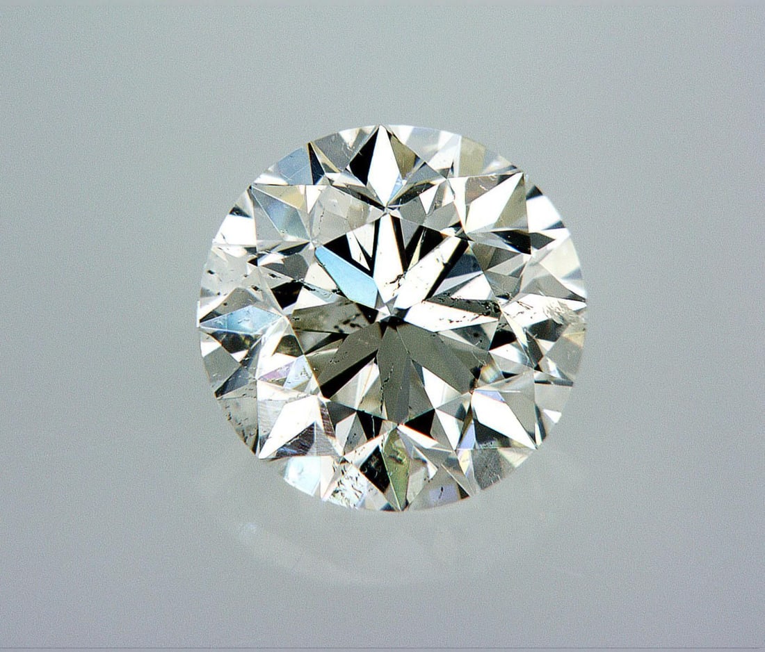 Natural 0.95 ct, Color H/SI2 GIA Graded Diamond