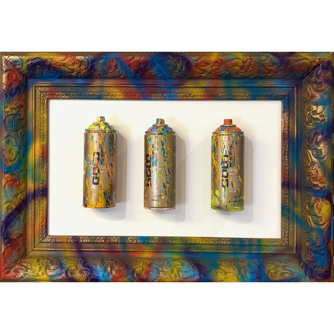 E.M. ZAX- 1/1 3D wall sculpture hand painted: Artist: E.M. ZAX. Medium: 1/1 3D wall sculpture hand painted. Measures approx. 28" x 20" (framed). Signature: Signed. Reference#: 33441.