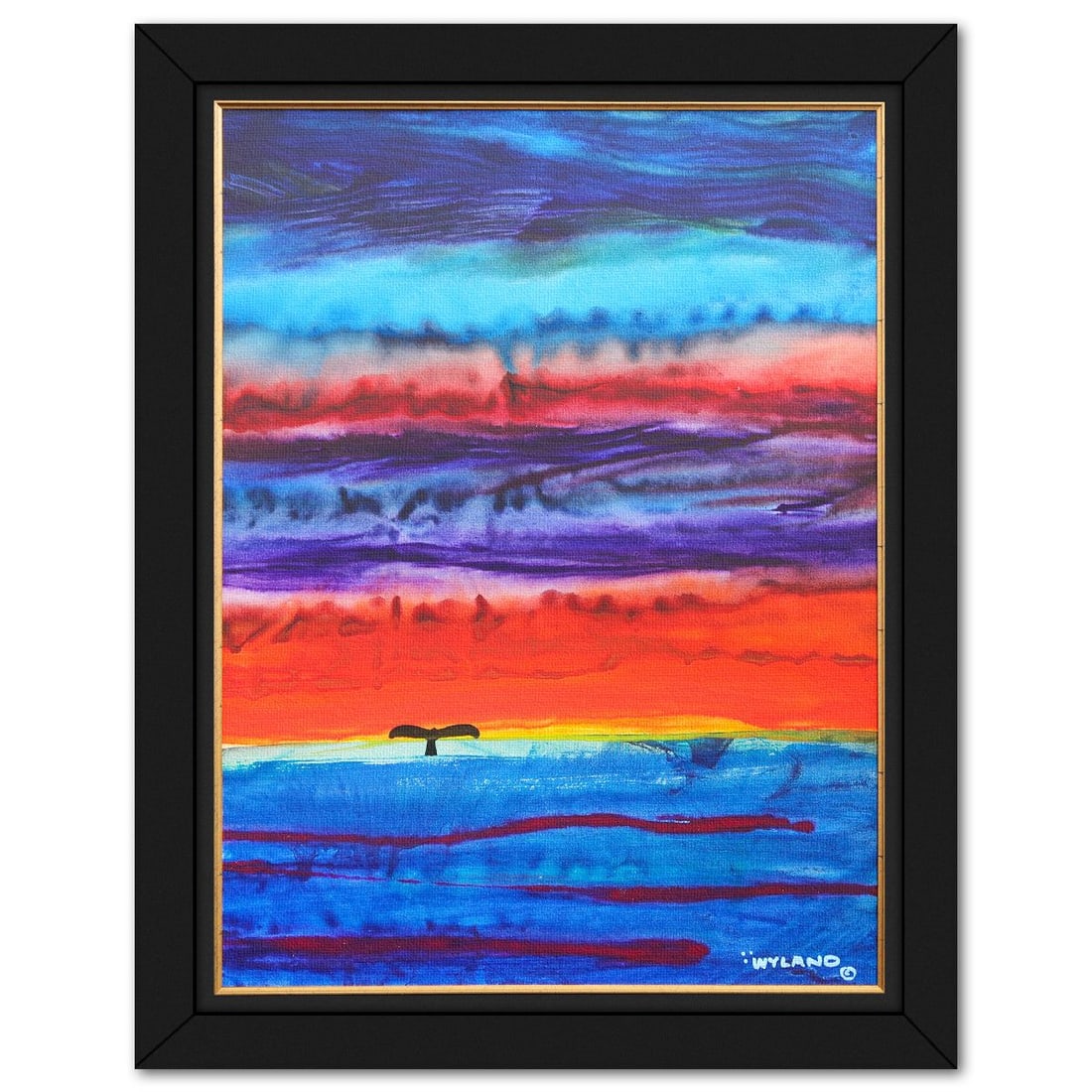 Wyland- Original Painting on Canvas "Abstract" (1 of 2)