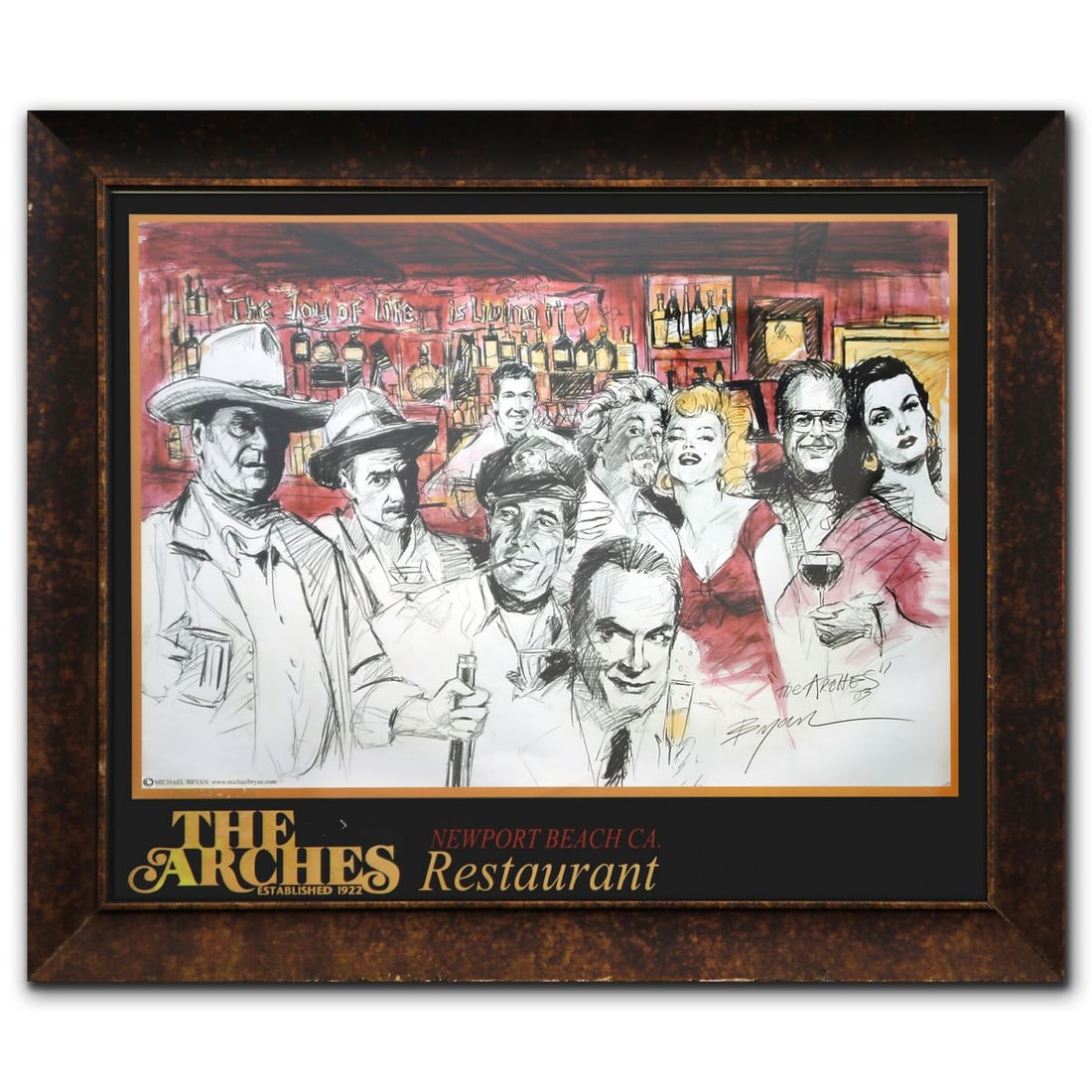Michael Bryan- Poster "The Arches Restaurant" (1 of 2)