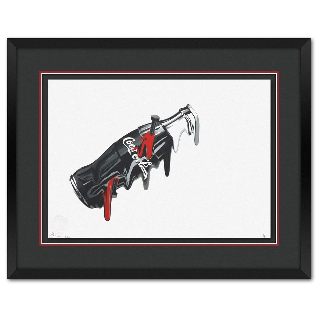 Death NYC- Fine Art Print: Artist: Death NYC. Medium: Fine Art Print. Size: 12.5" x 17.5". Measures approx. 19" x 24" (framed). Signature: Hand Signed by the artist. Certificate of Authenticity: Is included. Reference#: 56184.