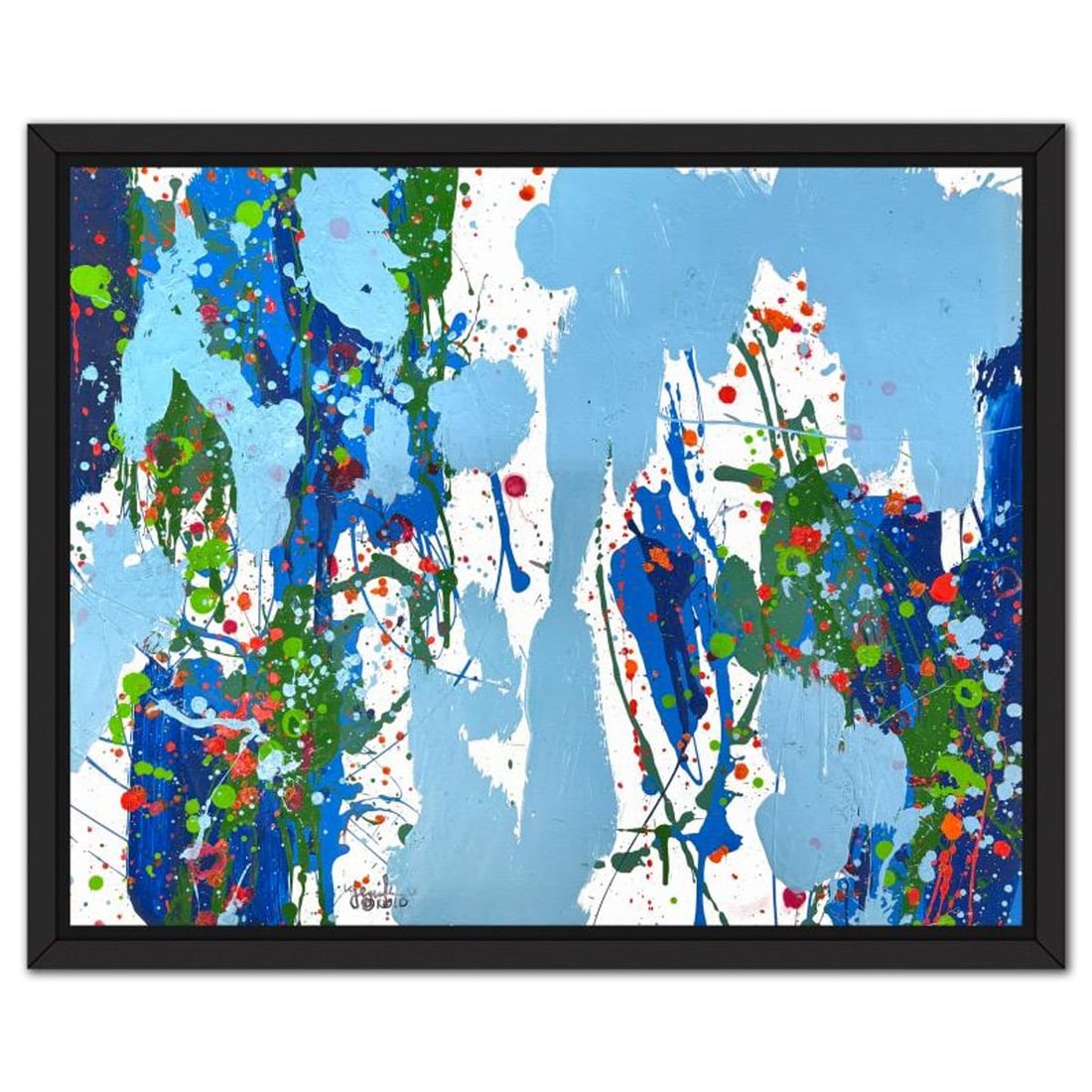 Jenik Cook, Framed Hand Signed Original Painting with Letter of Authenticity.: This is an original acrylic painting on paper by Jenik Cook. Hand signed by the artist, it includes Letter of Authenticity. This piece comes from the artist's personal collection. Measures approximate