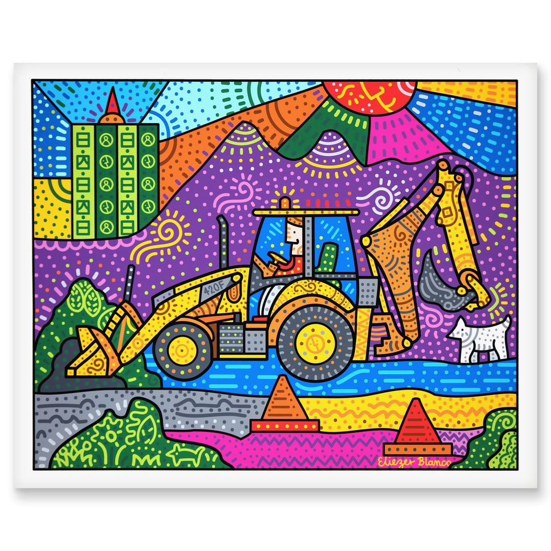 Wolfryd-Selway Projects- Silkscreen: Artist: Wolfryd-Selway Projects. Medium: Silkscreen. Size: 36" x 24". Signature: Hand signed by master printer. Certificate of Authenticity: Is included. Additional: Mexican vintage poster. Reference#