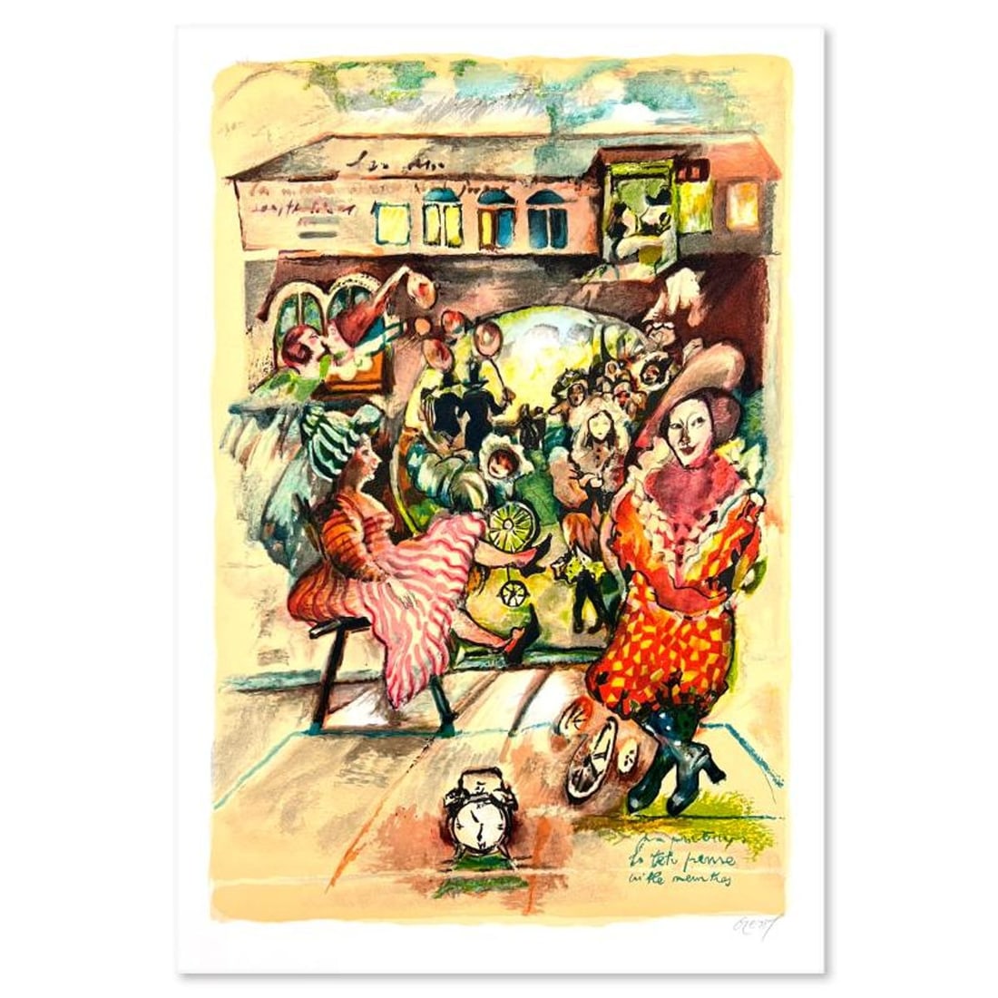 Gretty Rubinstein, Hand Signed, Numbered Limited Edition with Letter of Authenticity.: This is a limited edition on paper by Gretty Rubinstein. The piece comes hand signed by the artist, numbered, and with a letter of authenticity. Measures approximately 15.5" x 10". Reference#: 93463.