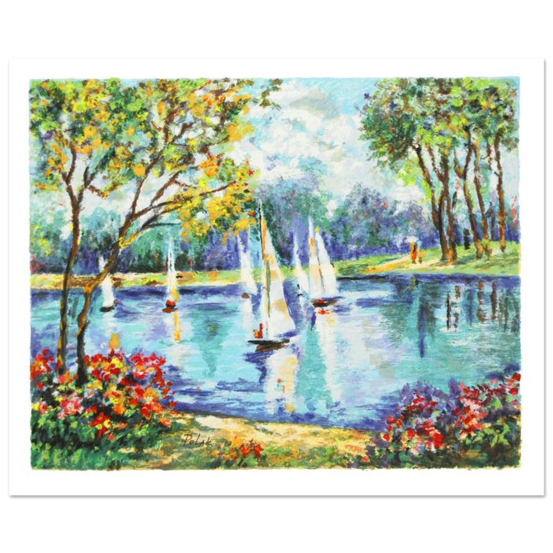 Dimitri Polak (1922-2008), Limited Edition Serigraph, Numbered and Hand Signed with Certificate of: This is a limited edition serigraph on paper, numbered and hand signed by Dimitri Polak (1922-2008). Includes Certificate of Authenticity. Measures approx. 16.5" x 13.5" (border), 15" x 12" (image).