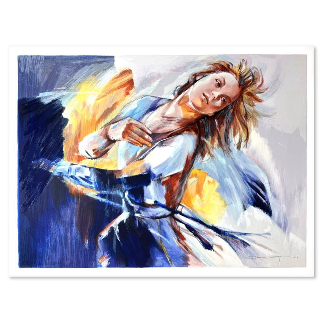 Christine Comyn, Hand Signed, Numbered Limited Edition with Letter of Authenticity.: This is a limited edition on paper by Christine Comyn. The piece comes hand signed by the artist, numbered, and with a letter of authenticity. Measures approximately 22.5" x 31". Reference#: 90234.
