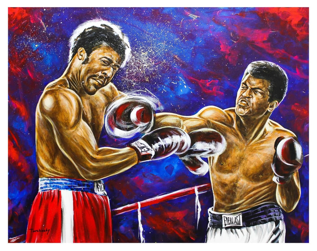 Dimitry Turchinsky- Original Oil on Canvas "Fight On" (1 of 2)