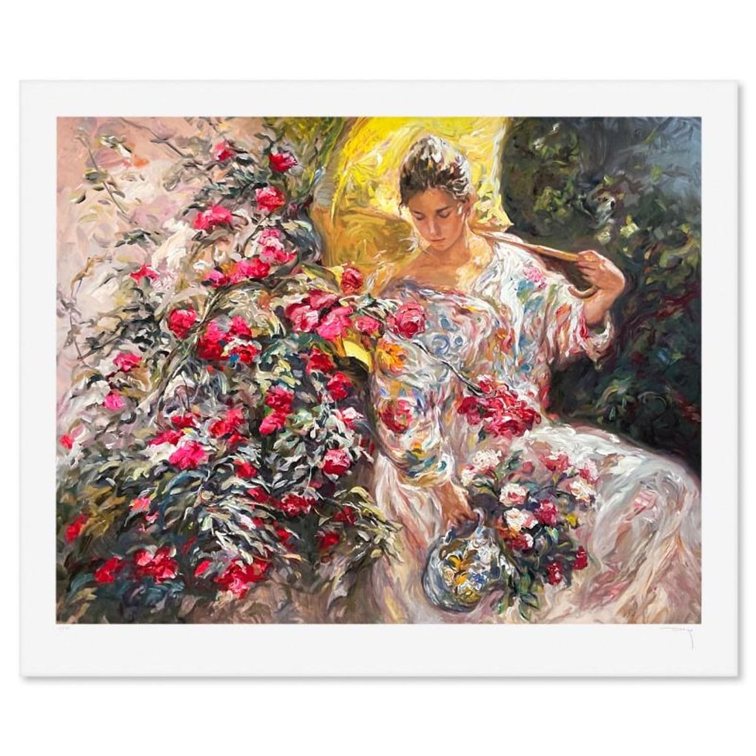 Royo, "En Flor" Limited Edition Printer's Proof Serigraph (28.5" x 36"), Numbered 1/7 and Hand (1 of 2)