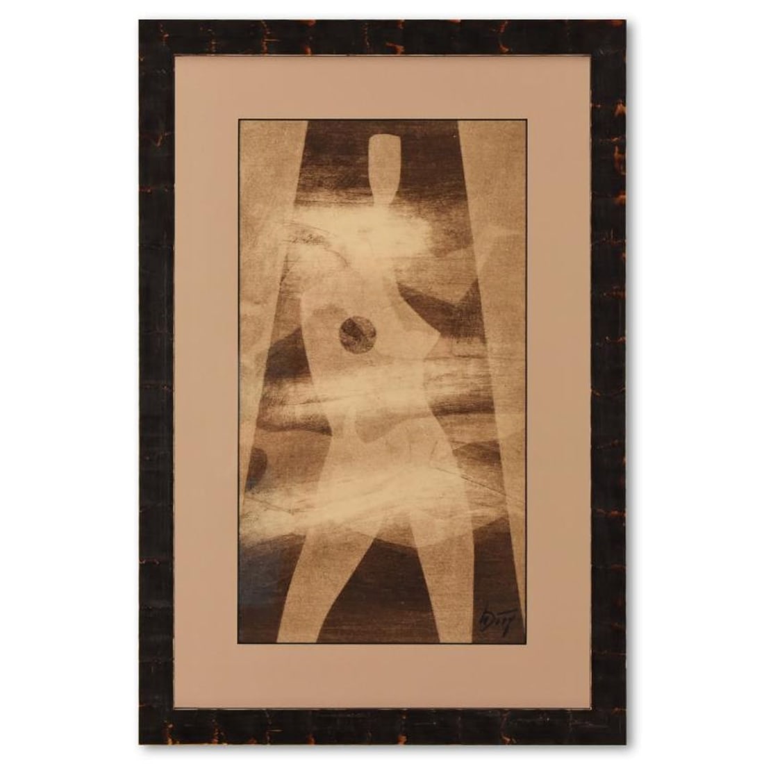 Neal Doty (1941-2016), Framed One-of-a-Kind Mixed Media, and Hand Signed with Letter of: This is a one-of-a-kind mixed media on paper by Neal Doty (1941-2016), and hand signed by the artist. This piece comes custom framed. Includes Letter of Authenticity. Measures approx. 19.5" x 29.5"
