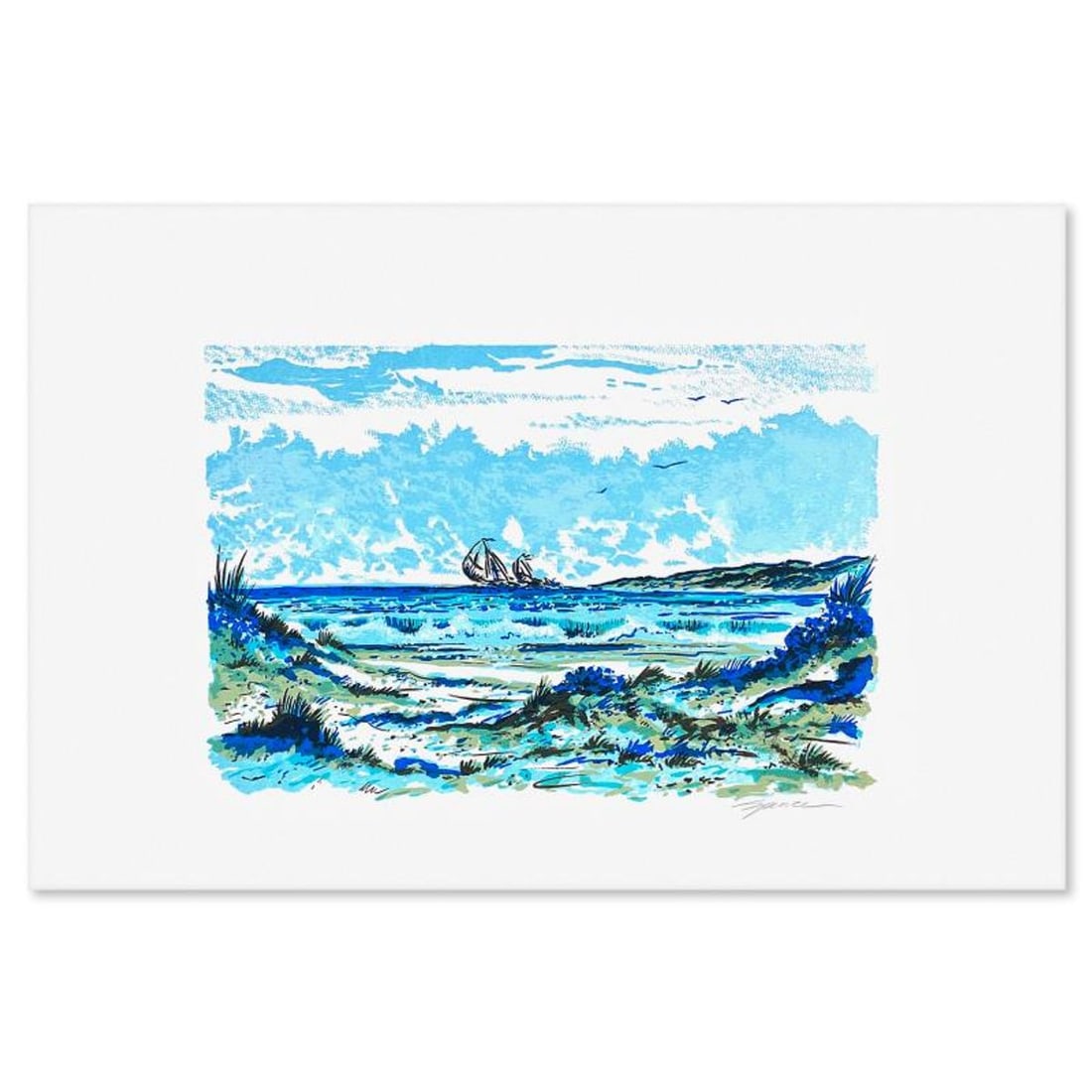 Keith Spence, "Summers Day" Limited Edition Printers Proof, Numbered and Hand Signed with Letter of (1 of 2)