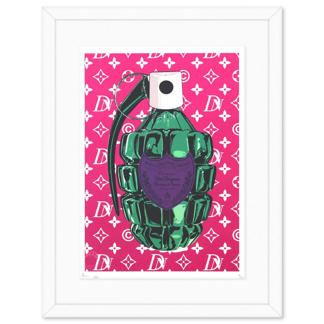 Death NYC- Fine art Print: Artist: Death NYC. Medium: Fine art Print. Size: 17" x 12". Measures approx. 23" x 18" (framed). Signature: Hand signed and numbered. Certificate of Authenticity: Is included. Additional: Paper: Fine 