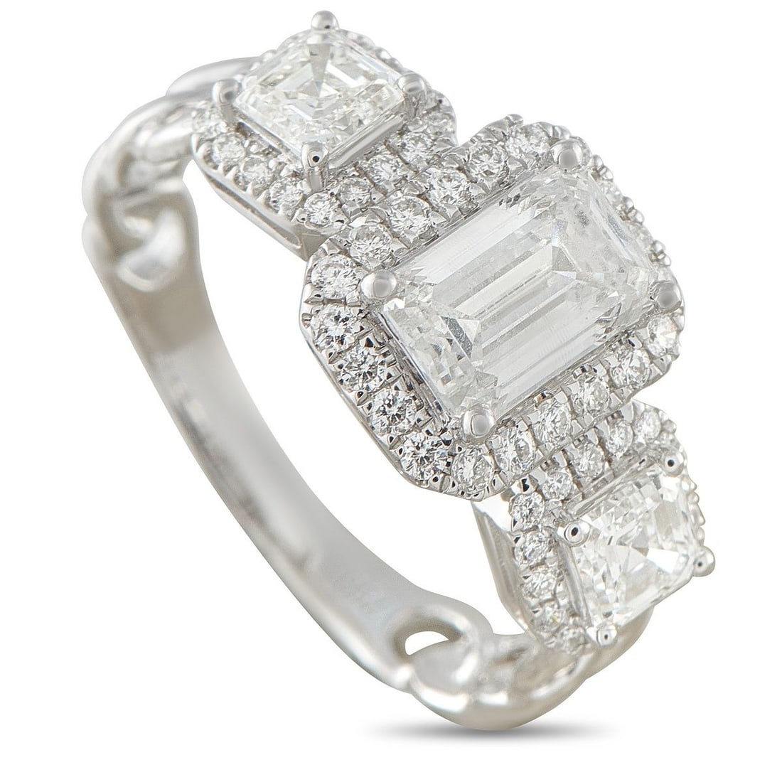 18K WHITE GOLD 2.01CT DIAMOND RING (1 of 4)