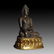 Large Chinese Qing Dynasty Gilt Bronze Figure of Buddha - 5